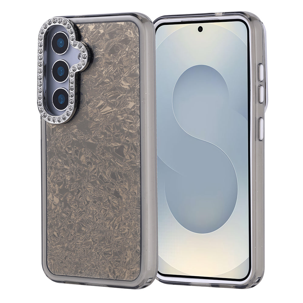 Galaxy S25 Kılıf Taşlı Tasarımlı Zore Kapi Kapak Siyah