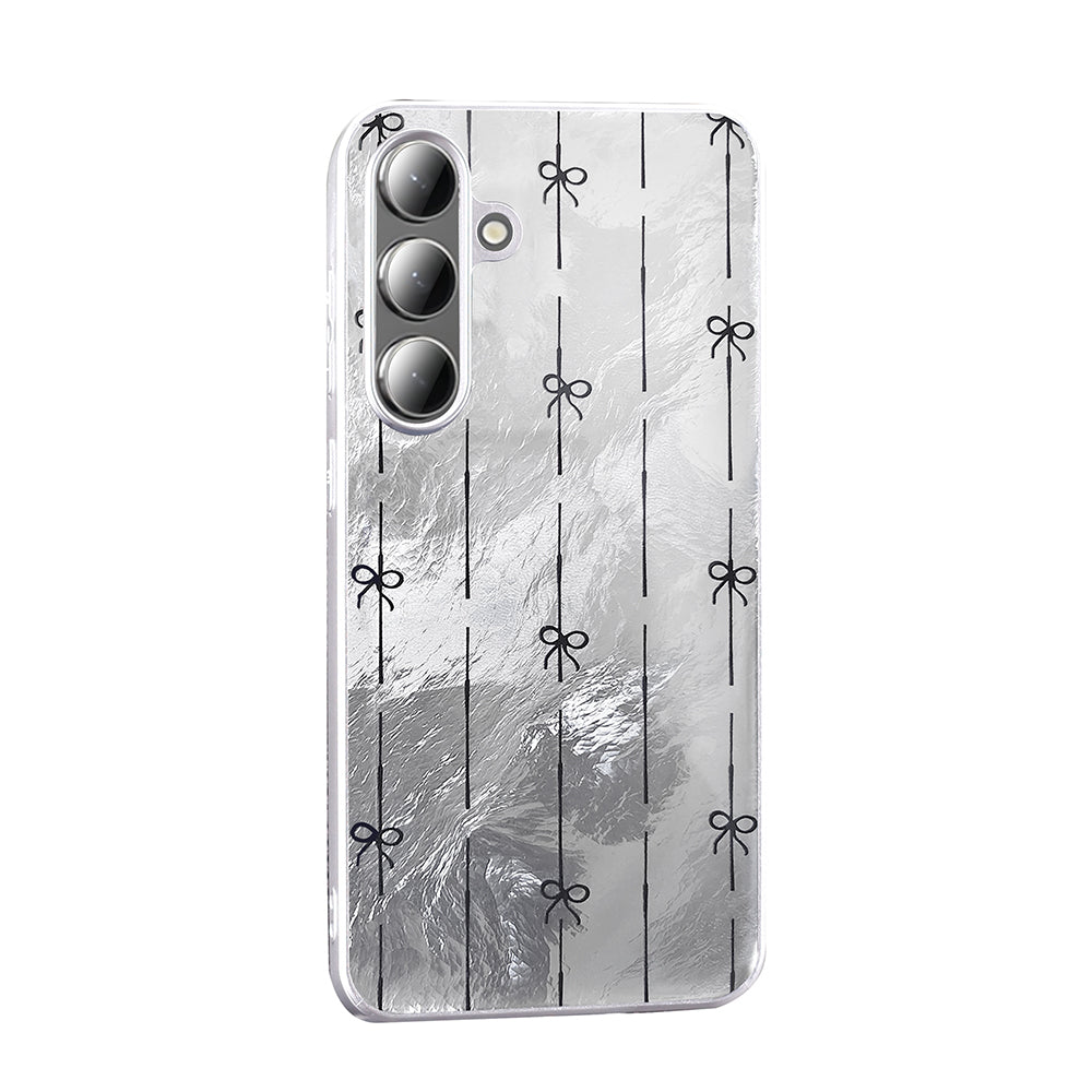 Galaxy S25 Plus Kılıf Desenli Zore Mep Kapak Gri Leopar