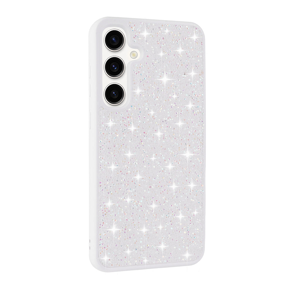 Galaxy S25 Plus Kılıf Parlak Taşlı Tasarım Zore Pırlanta Kapak Pembe