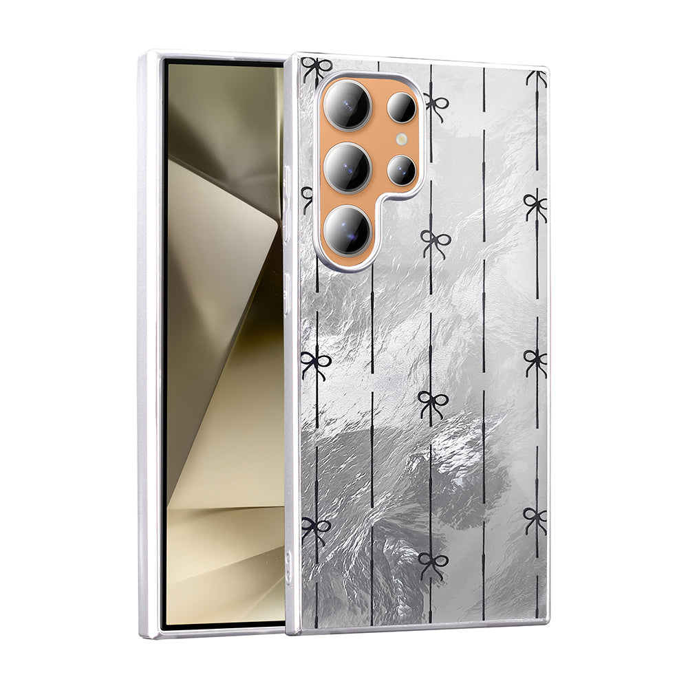 Galaxy S25 Ultra Kılıf Desenli Zore Mep Kapak Gold Leopar