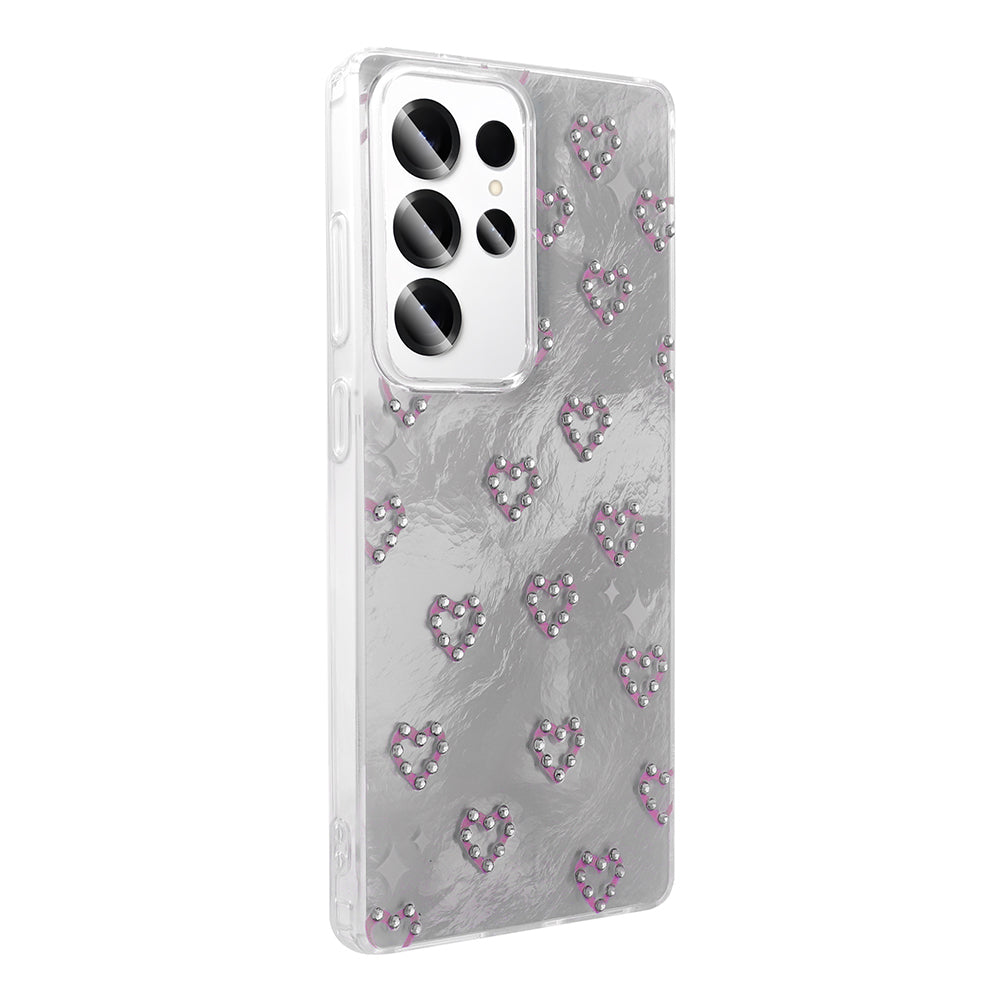 Galaxy S25 Ultra Kılıf Kamera Korumalı Figürlü Zore Ponti Silikon Kapak Beyaz