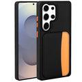 Galaxy S25 Ultra Kılıf Kartlıklı Zore X-Kart Silikon Kapak