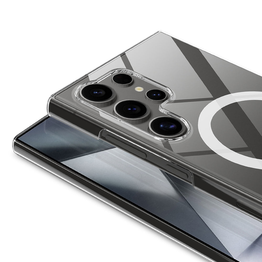 Galaxy S26 Ultra Kılıf Kamera Korumalı M-safe Sert PC Zore Porto Kapak