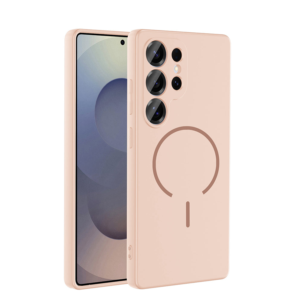 Galaxy S26 Ultra Kılıf M-safe Şarj Özellikli Zore Meta Kapak