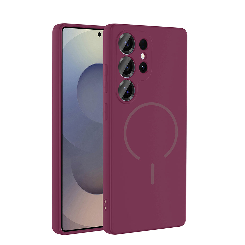 Galaxy S26 Ultra Kılıf M-safe Şarj Özellikli Zore Meta Kapak