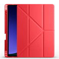 Galaxy Tab S10 FE Kılıf Zore Tri Folding Kalem Bölmeli Standlı Kılıf