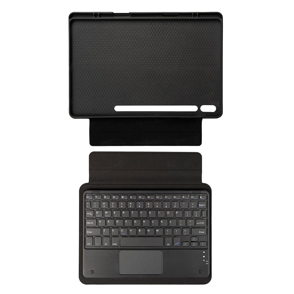 Galaxy Tab S8 Ultra SM-X900 Zore Border Keyboard Bluetooh Bağlantılı Standlı Klavyeli Tablet Kılıfı