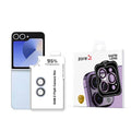 Galaxy Z Flip 6 Zore CL-11 Safir Parmak İzi Bırakmayan Anti-Reflective Kamera Lens Koruyucu Mavi