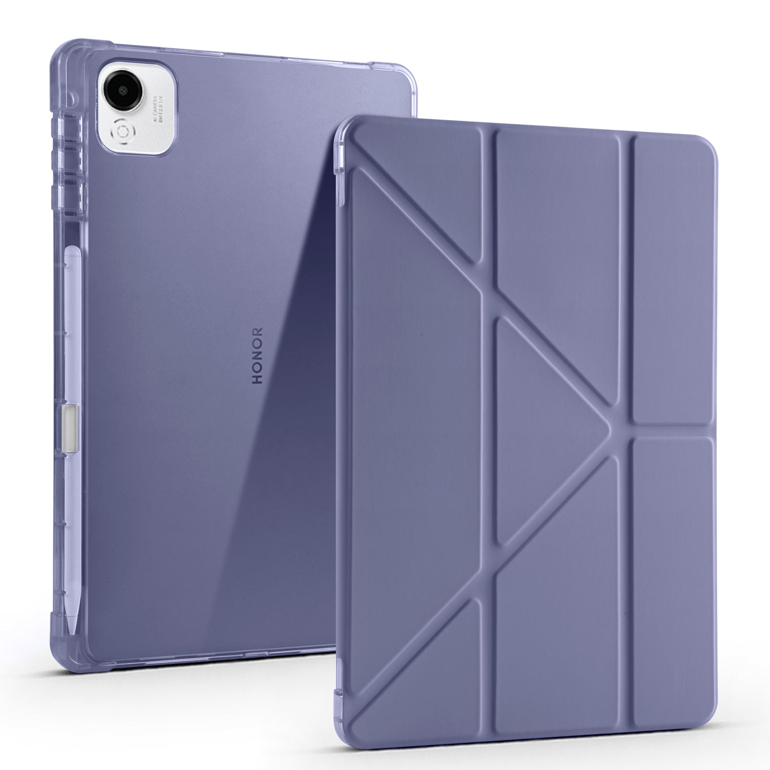 Honor Pad X9A Kılıf Zore Tri Folding Kalem Bölmeli Standlı Kılıf