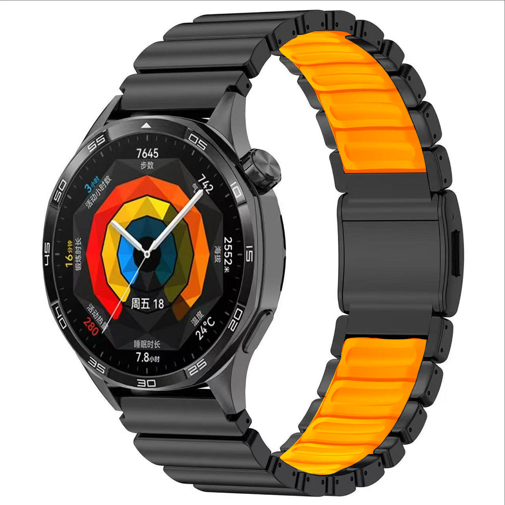 Huawei GT2 46mm Zore KRD-151 22mm Metal Silikon Kordon