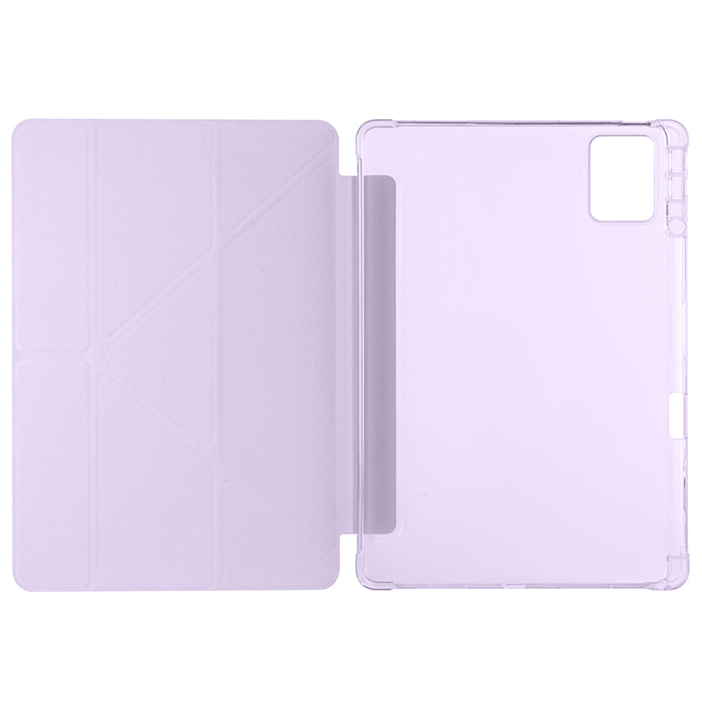 Lenovo M11 TB-330FU Kılıf Zore Tri Folding Kalem Bölmeli Standlı Kılıf