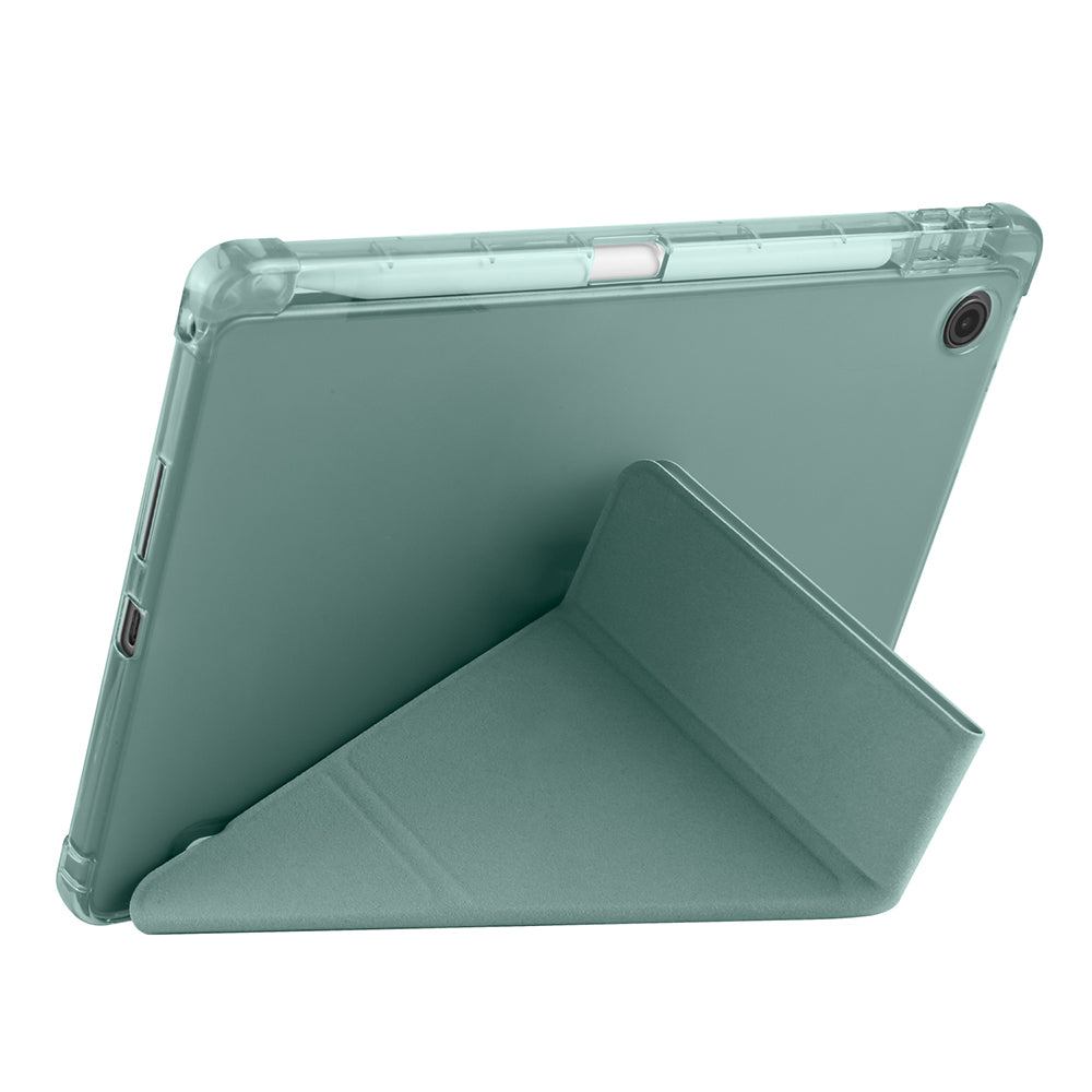 Lenovo Tab TB-311FU Kılıf Zore Tri Folding Kalem Bölmeli Standlı Kılıf