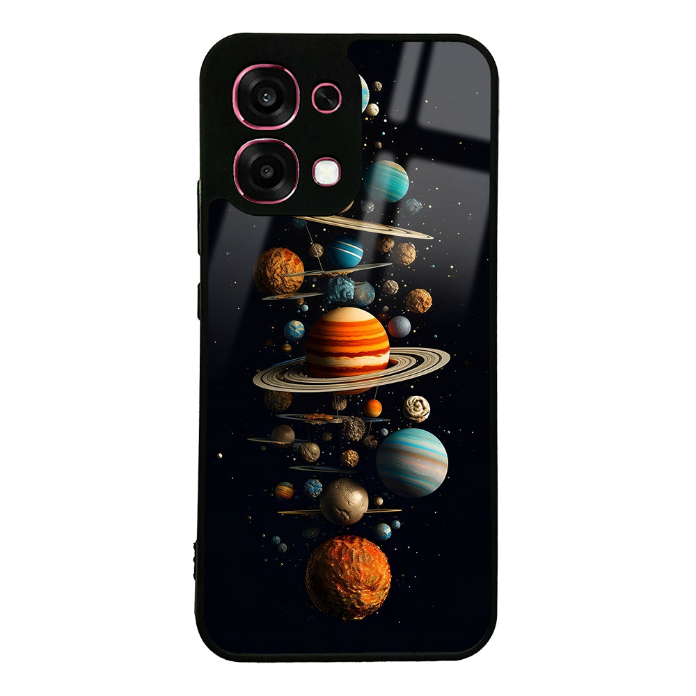 Oppo A6 Pro Kılıf Kamera Korumalı Desenli Zore Lusi Kapak