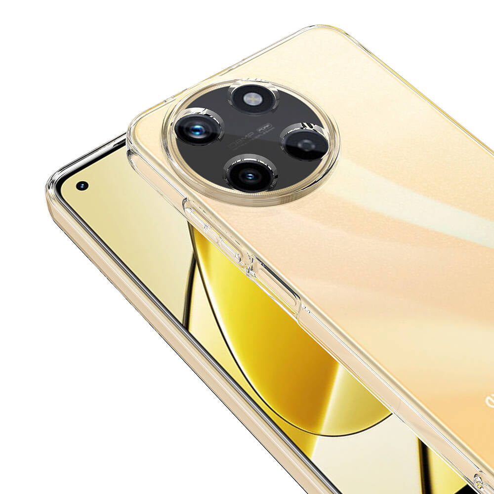 Realme 11 4G Kılıf Zore Süper Silikon Kapak Renksiz