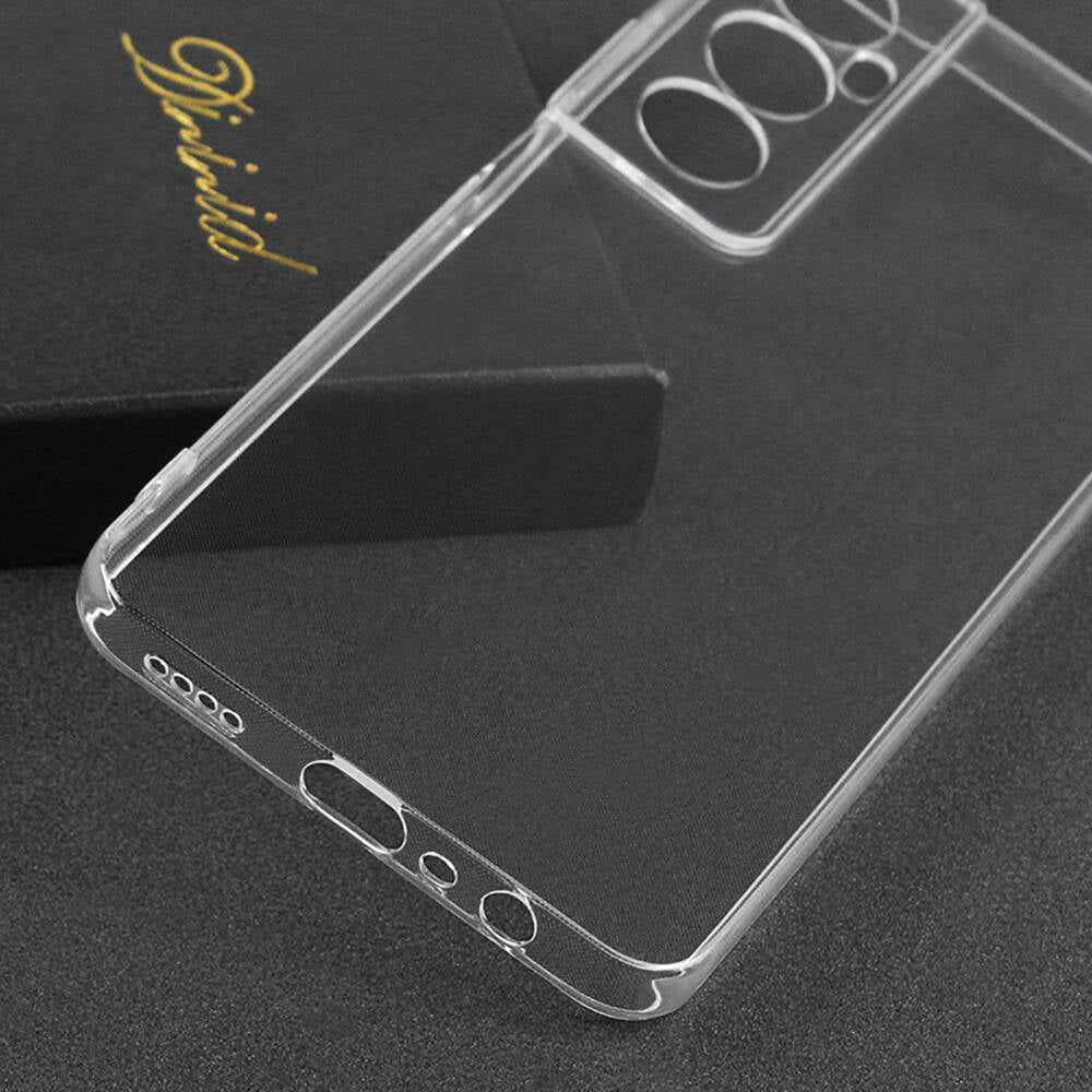 Realme C65 4G Kılıf Zore Süper Silikon Kapak Şeffaf
