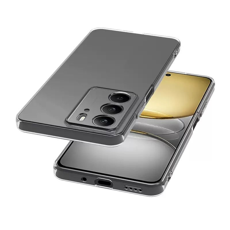 Realme C75 Kılıf Zore Süper Silikon Kapak Şeffaf