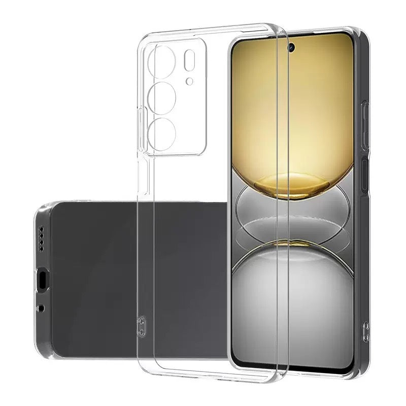 Realme C75 Kılıf Zore Süper Silikon Kapak Şeffaf