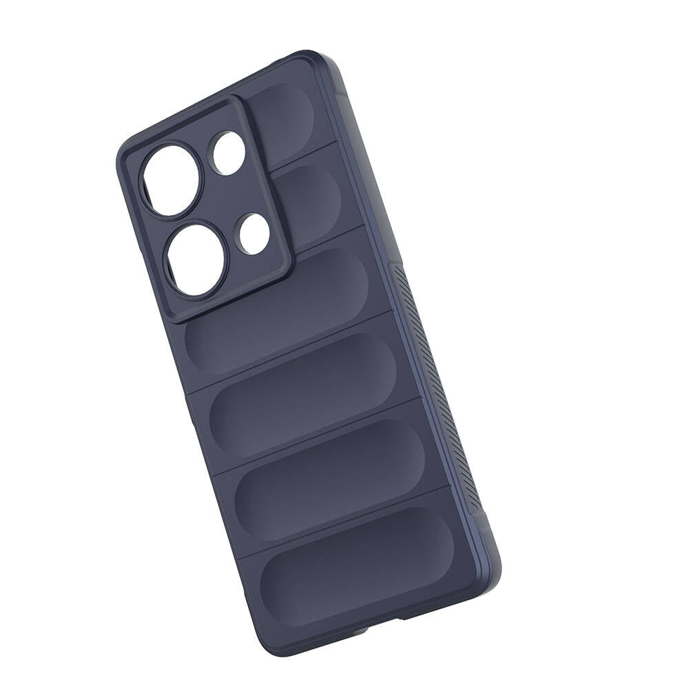 Redmi Note 13 Pro 4G Kılıf Esnek TPU Oyuklu Arka Yüzey Tasarımlı Zore Etnik Silikon Kapak Siyah