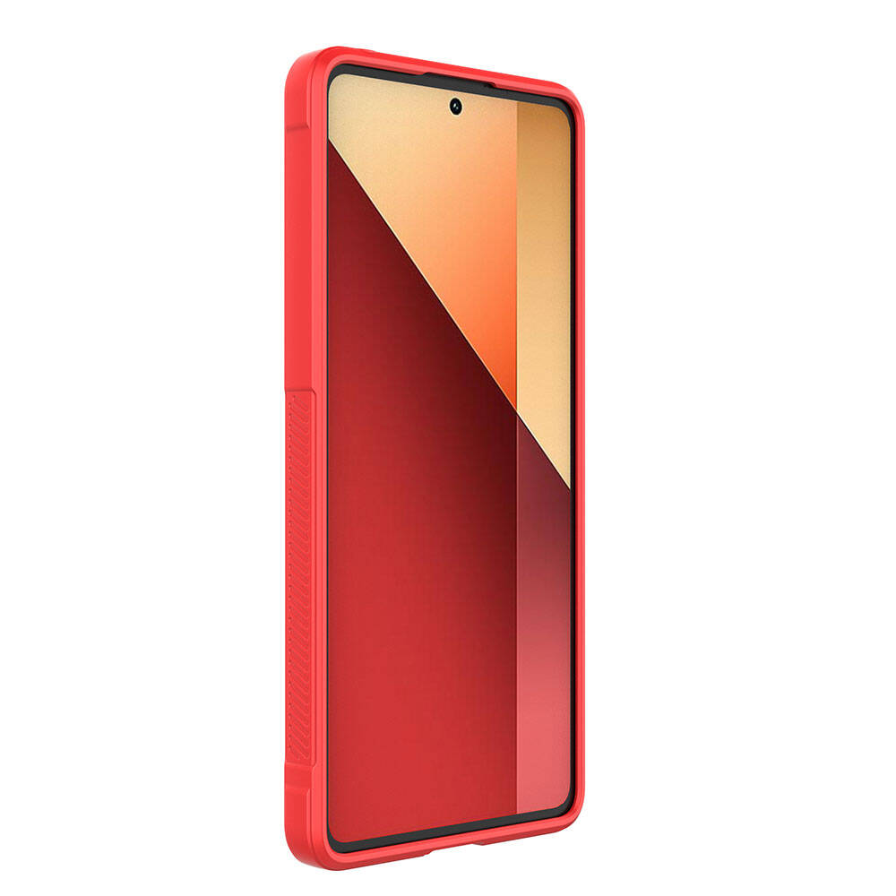 Redmi Note 13 Pro 4G Kılıf Esnek TPU Oyuklu Arka Yüzey Tasarımlı Zore Etnik Silikon Kapak Lacivert