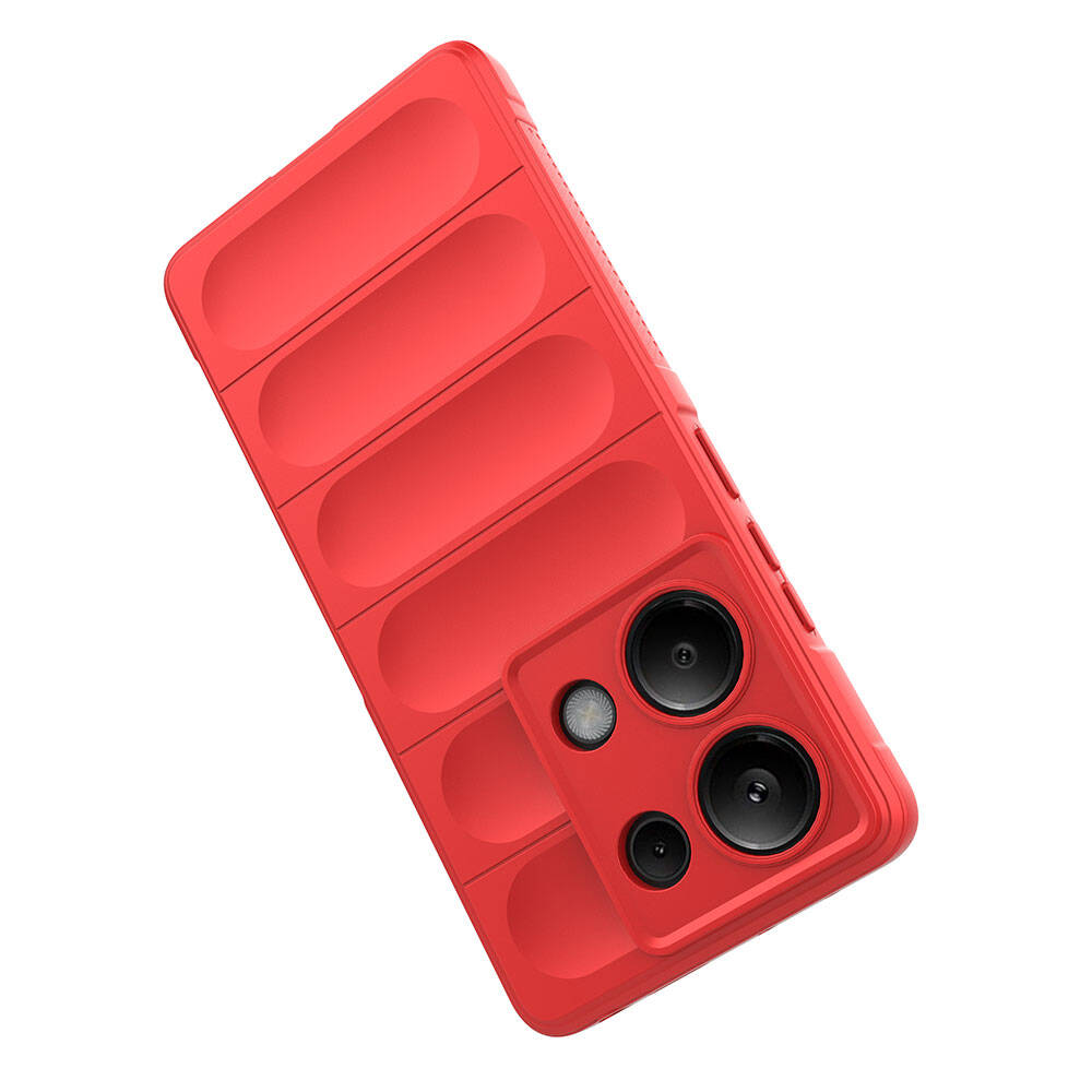 Redmi Note 13 Pro 4G Kılıf Esnek TPU Oyuklu Arka Yüzey Tasarımlı Zore Etnik Silikon Kapak Lacivert