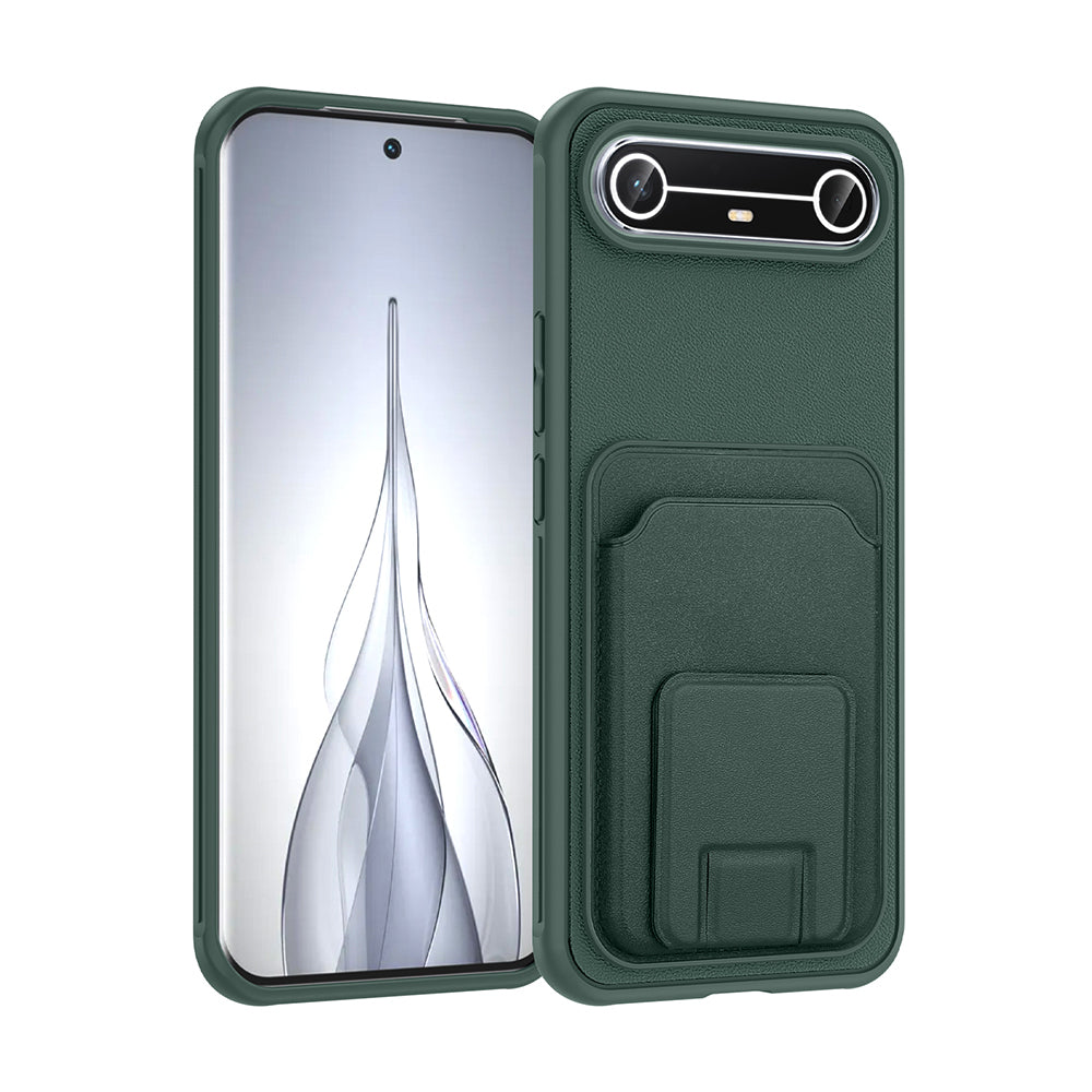 Tecno Spark Slim 5G Kılıf Kartlıklı TPU Zore Bikart Kapak