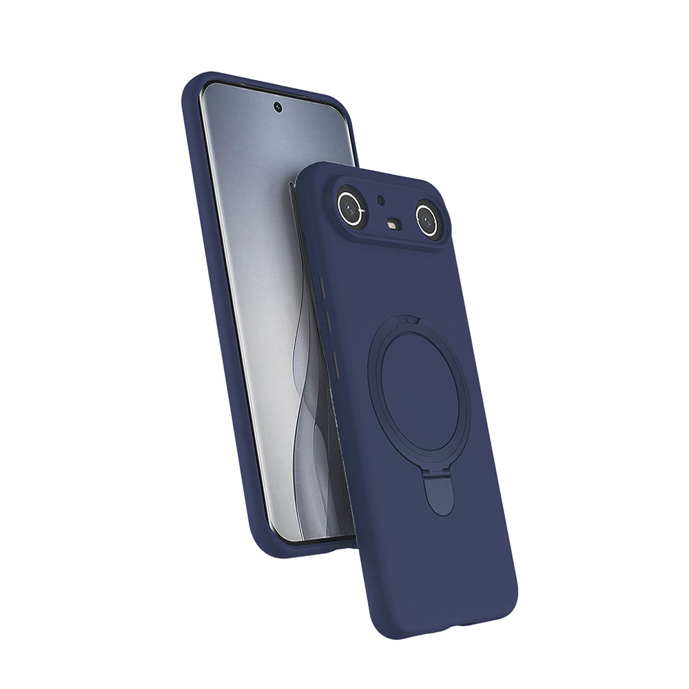 Tecno Spark Slim 5G Kılıf M-safe Şarj Özellikli Standlı Zore Samara Kapak