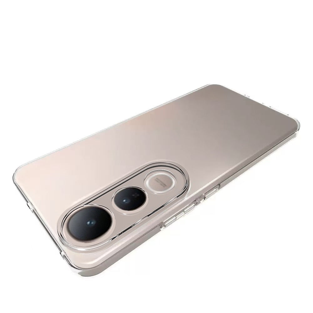 Vivo V50 Lite 4G Kılıf Zore Süper Silikon Kapak Şeffaf