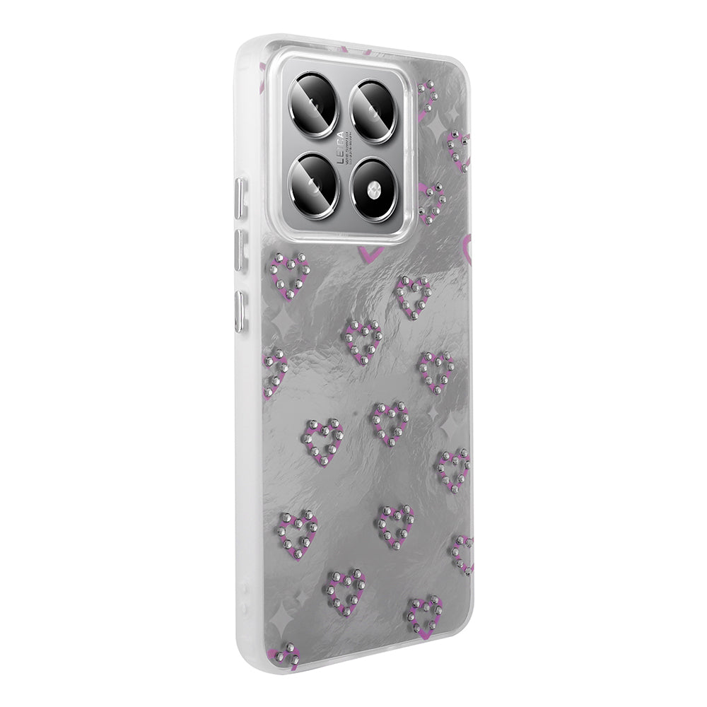 Xiaomi 14T Kılıf Kamera Korumalı Figürlü Zore Ponti Silikon Kapak Beyaz