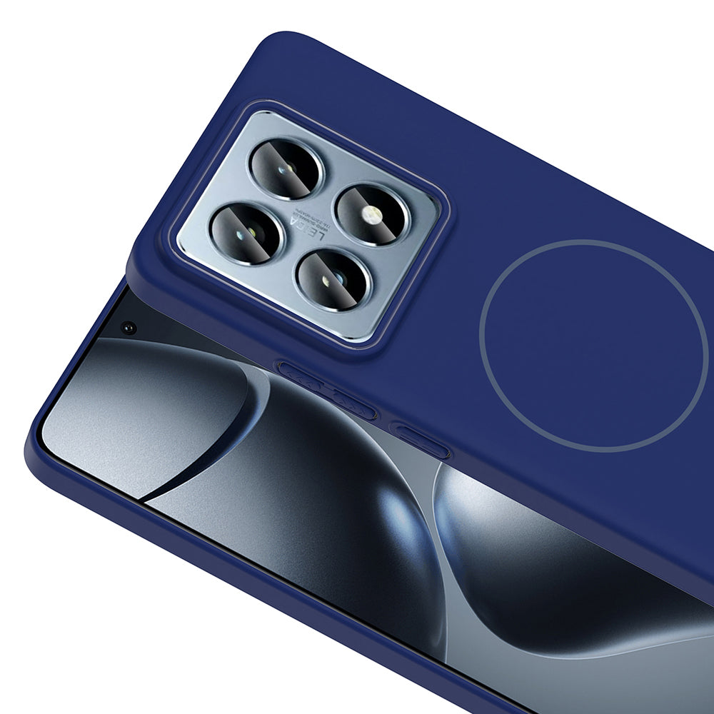 Xiaomi 14T Pro Kılıf M-safe Şarj Özellikli Zore Ruby Sert Kapak Desert Titanyum