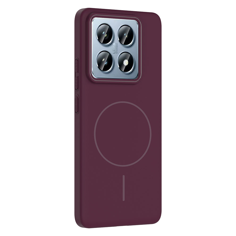 Xiaomi 14T Pro Kılıf M-safe Şarj Özellikli Zore Ruby Sert Kapak Lacivert