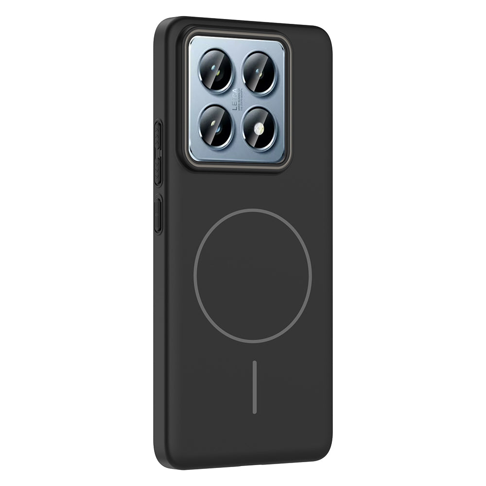 Xiaomi 14T Pro Kılıf M-safe Şarj Özellikli Zore Ruby Sert Kapak Mürdüm