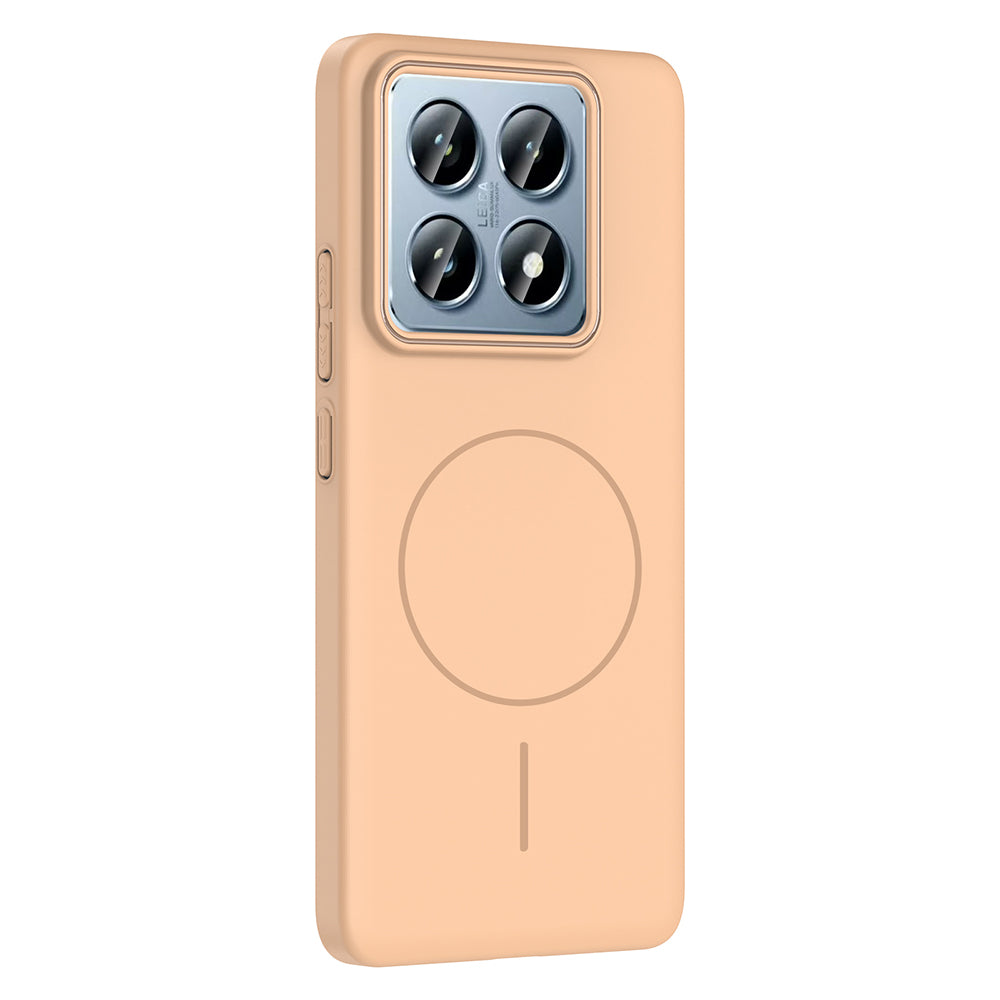 Xiaomi 14T Pro Kılıf M-safe Şarj Özellikli Zore Ruby Sert Kapak Desert Titanyum