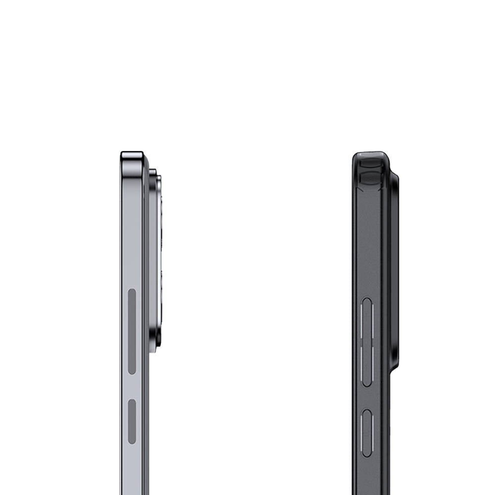 Xiaomi Mi 14 Kılıf Sert PC Arka Yüzey Wireless Şarj Özellikli Zore Flet M-safe Kapak Renksiz