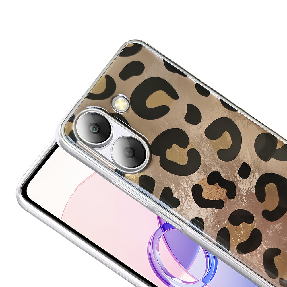 Xiaomi Poco C65 Kılıf Desenli Zore Mep Kapak Geometrik