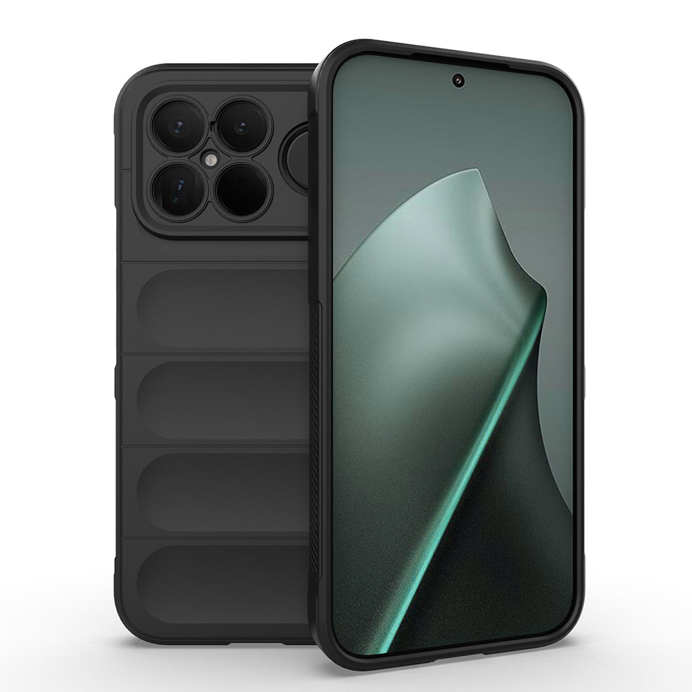Xiaomi Poco F8 Ultra Kılıf Esnek TPU Oyuklu Arka Yüzey Tasarımlı Zore Etnik Silikon Kapak