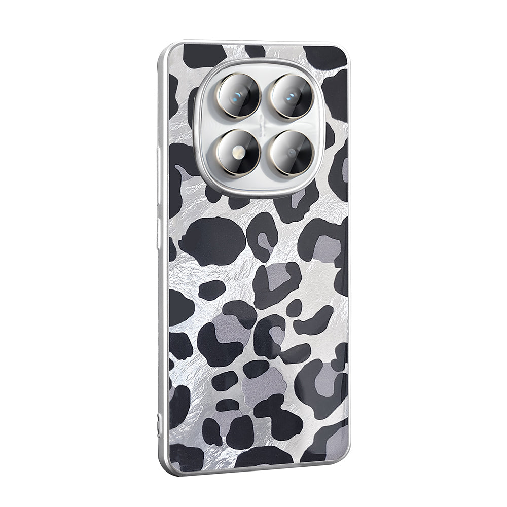 Xiaomi Poco X7 Kılıf Desenli Zore Mep Kapak Gold Leopar