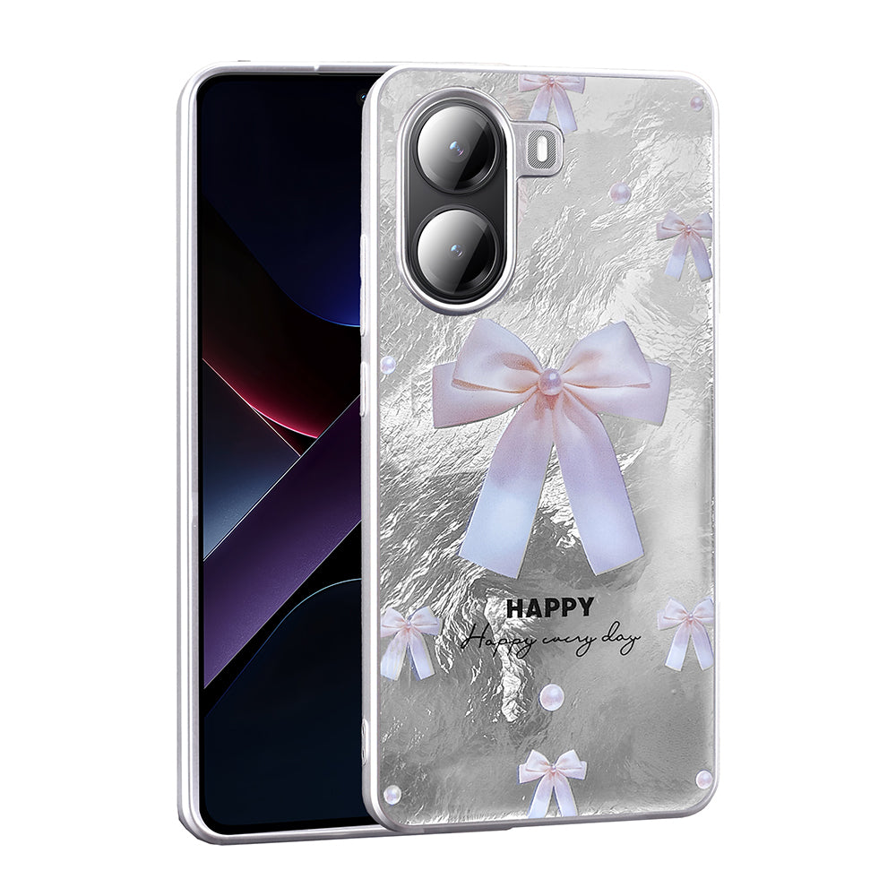 Xiaomi Poco X7 Pro Kılıf Desenli Zore Mep Kapak İncili Fiyonk