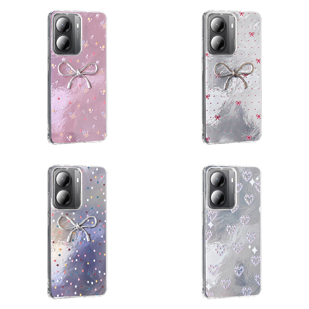 Xiaomi Poco X7 Pro Kılıf Kamera Korumalı Figürlü Zore Ponti Silikon Kapak Açık Mavi