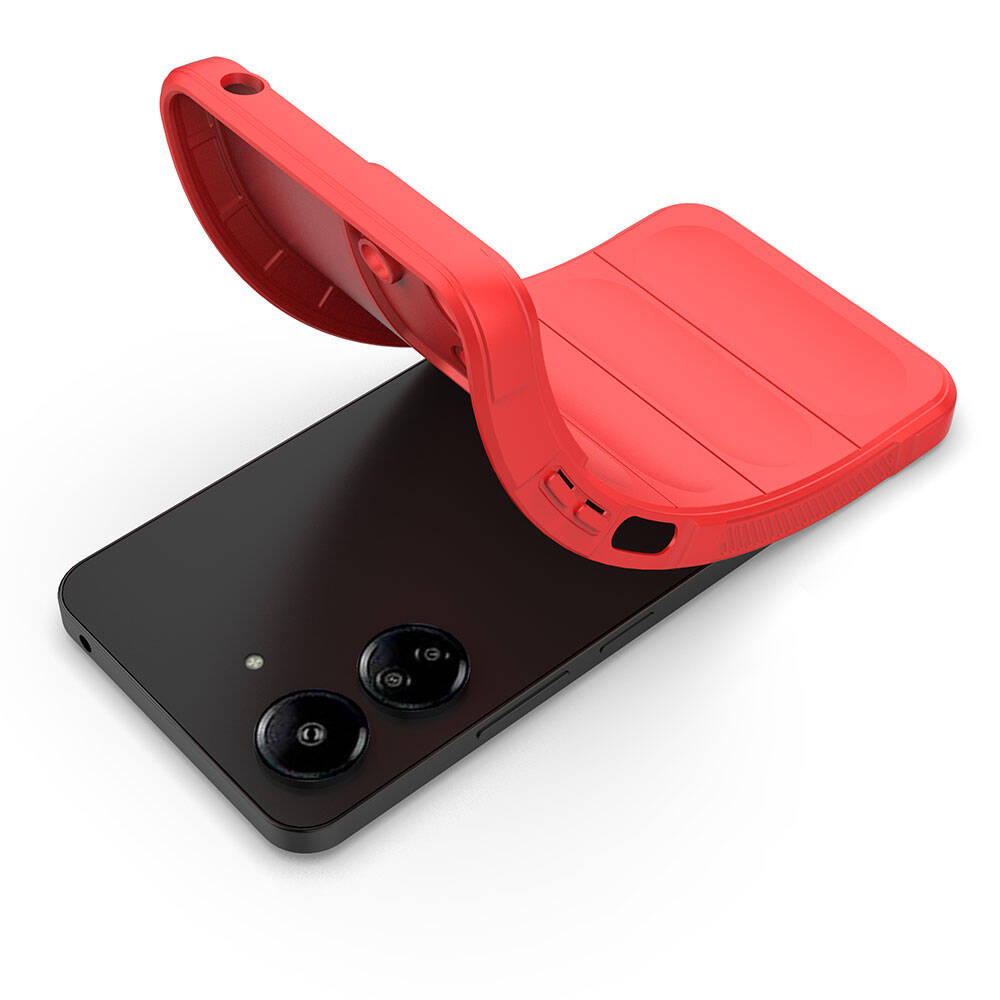 Xiaomi Redmi 13C Kılıf Esnek TPU Oyuklu Arka Yüzey Tasarımlı Zore Etnik Silikon Kapak Siyah