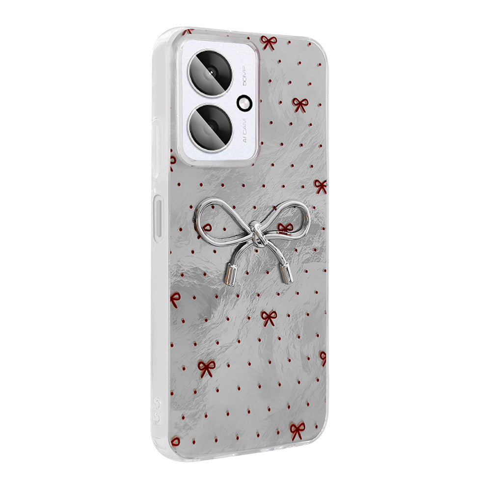 Xiaomi Redmi 13C Kılıf Kamera Korumalı Figürlü Zore Ponti Silikon Kapak Açık Mavi