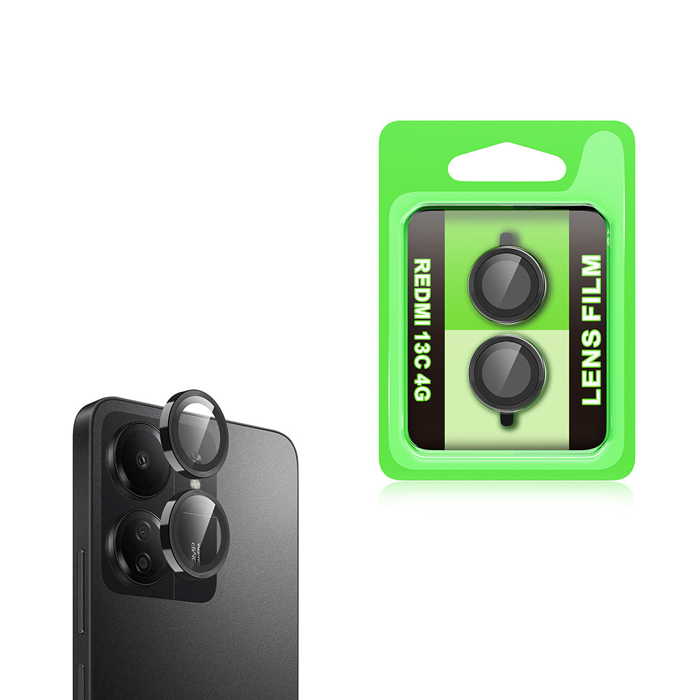 Xiaomi Redmi 13C Zore CL-07 Kamera Lens Koruyucu Siyah