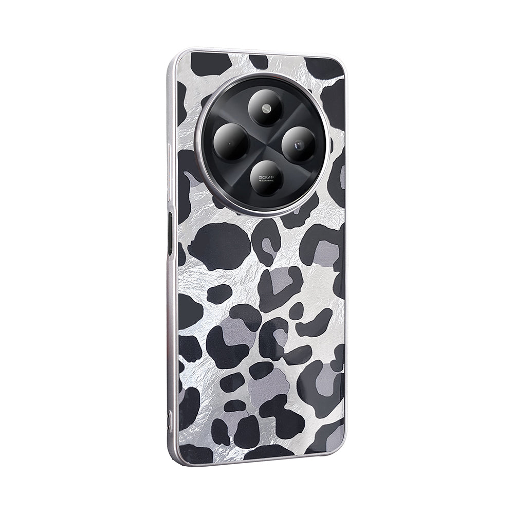 Xiaomi Redmi 14C 4G Kılıf Desenli Zore Mep Kapak Gri Leopar