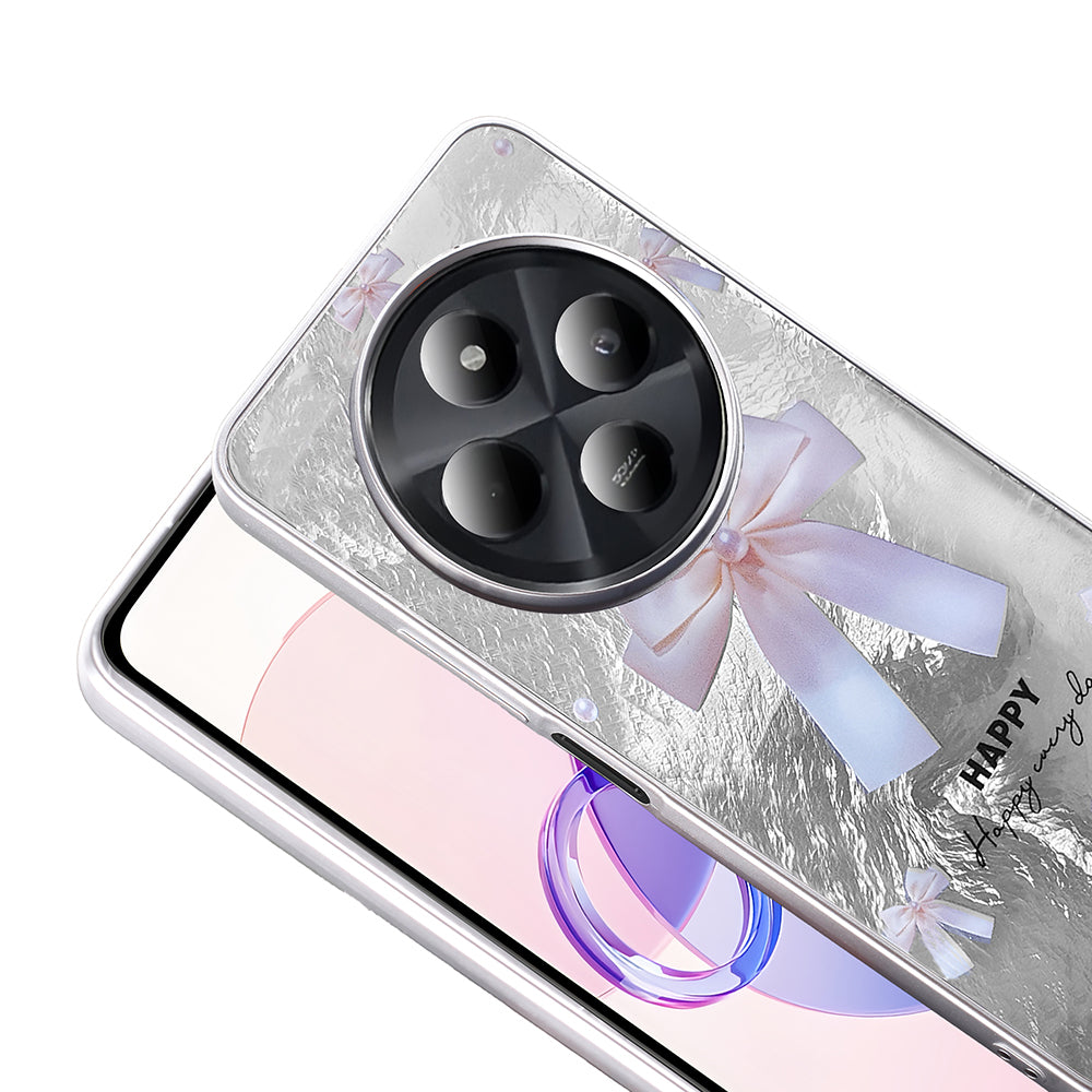 Xiaomi Redmi 14C 4G Kılıf Desenli Zore Mep Kapak Gri Leopar