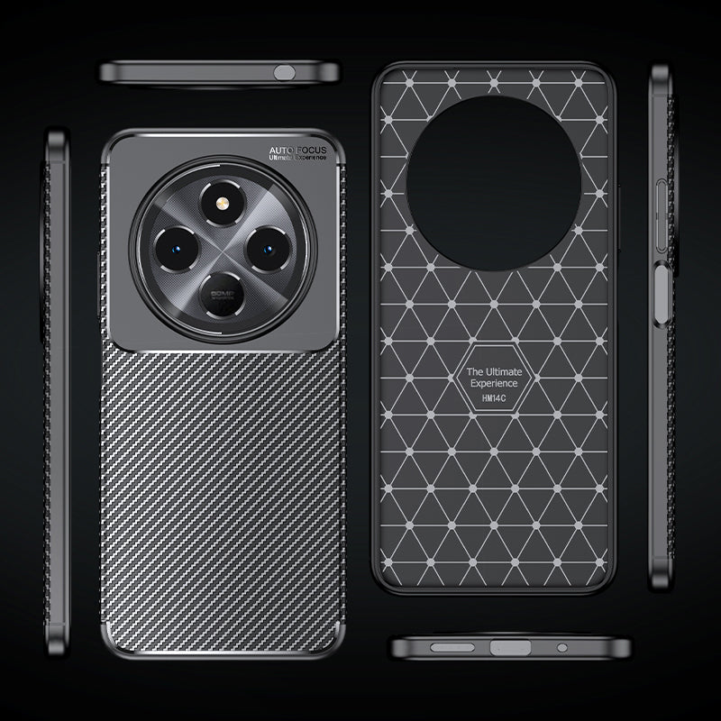 Xiaomi Redmi 14C 4G Kılıf Zore Negro Silikon Kapak Siyah