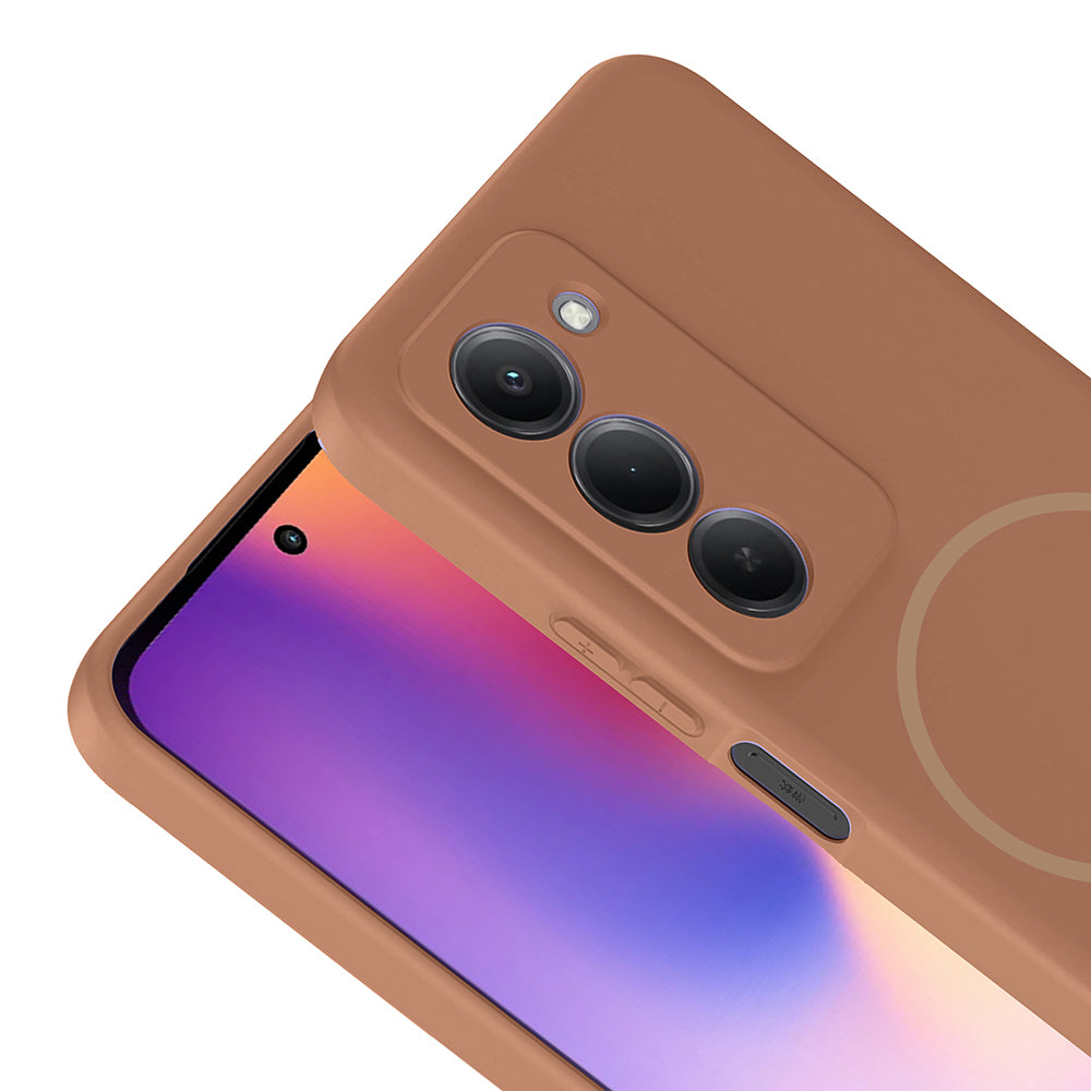 Xiaomi Redmi 15 Kılıf M-safe Şarj Özellikli Zore Meta Kapak