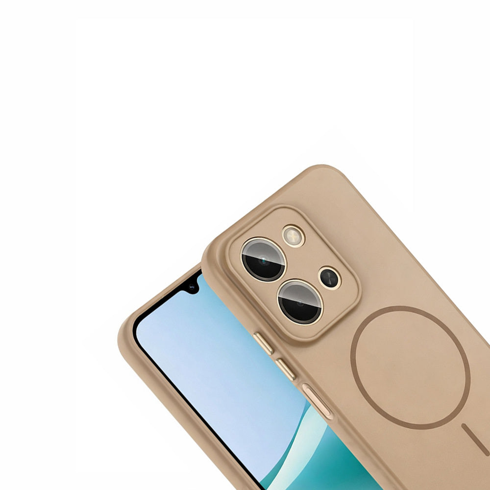 Xiaomi Redmi 15C Kılıf M-safe Şarj Özellikli Zore Tea Kapak