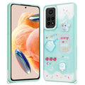 Xiaomi Redmi Note 12 Pro 4G Kılıf Parlayan Simli Kabartma Figürlü Zore Cevze Kapak