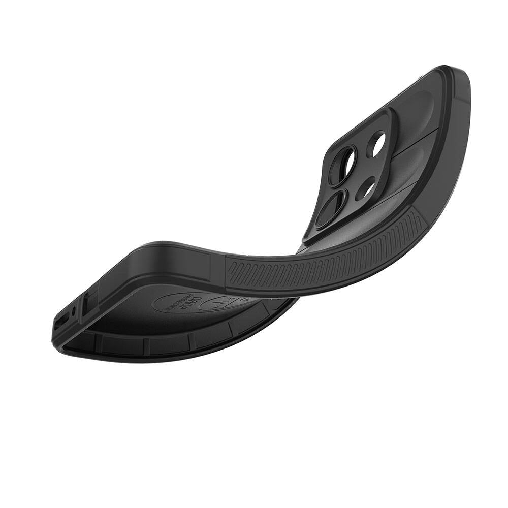 Xiaomi Redmi Note 13 4G Kılıf Esnek TPU Oyuklu Arka Yüzey Tasarımlı Zore Etnik Silikon Kapak Lacivert