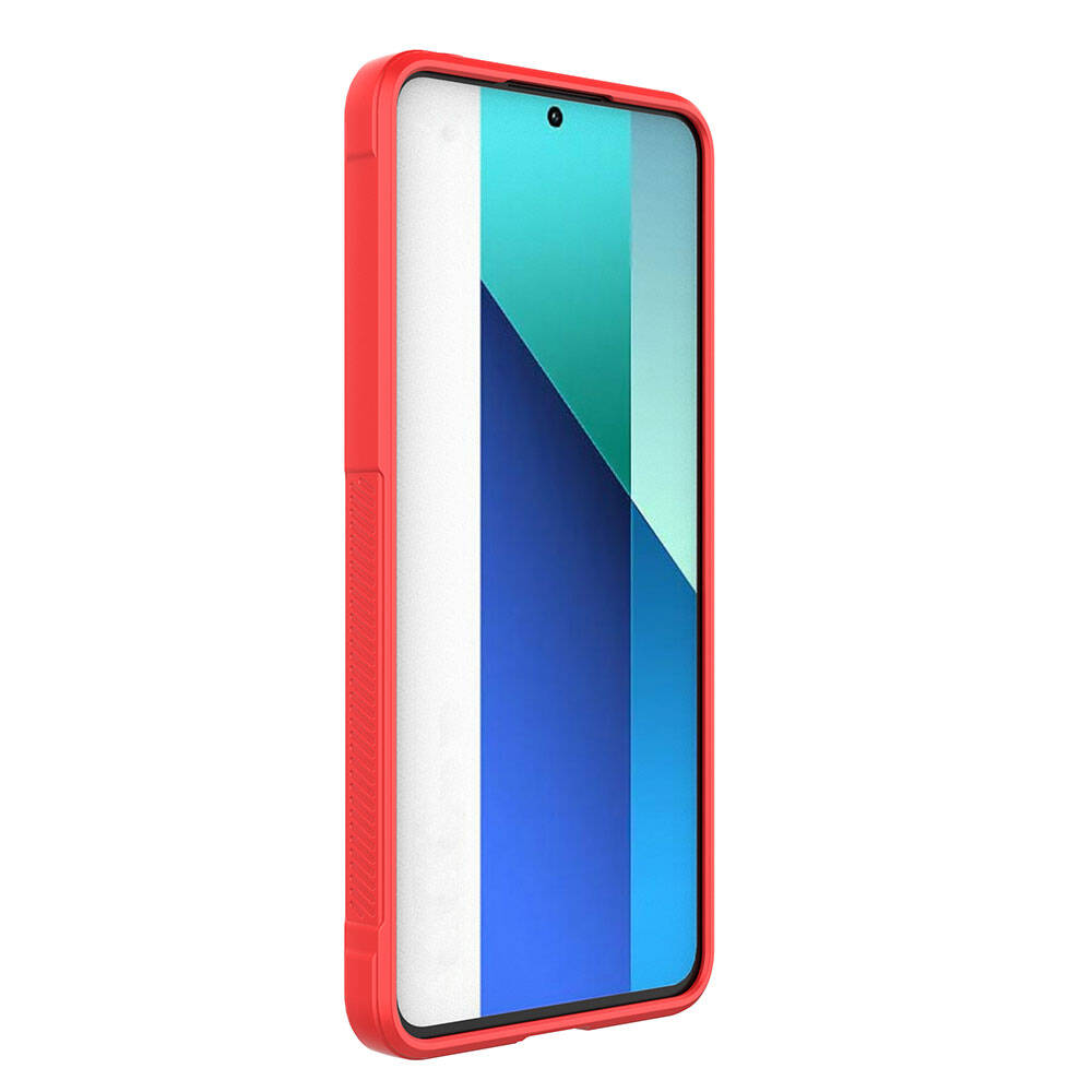 Xiaomi Redmi Note 13 4G Kılıf Esnek TPU Oyuklu Arka Yüzey Tasarımlı Zore Etnik Silikon Kapak Koyu Yeşil