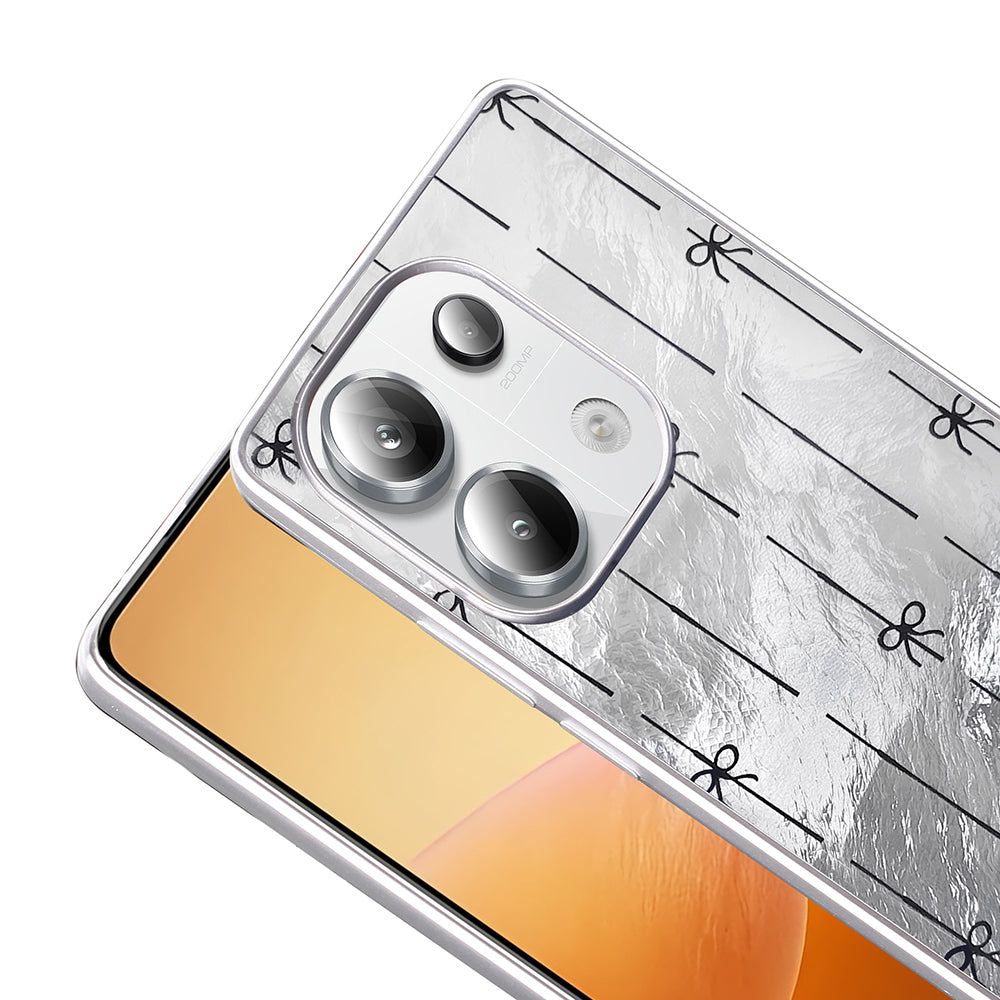 Xiaomi Redmi Note 13 Pro 4G Kılıf Desenli Zore Mep Kapak Gold Leopar